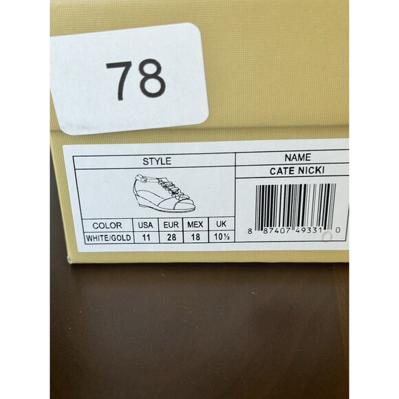 Michael Michael Kors Cate Nicki Peep Toe Wedge Sandal Toddler Girl's Size 11 M - Picture 8 of 8